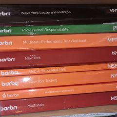 New York State Bar Barbri exam books
