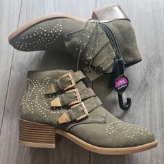 BN Khaki ankle boots