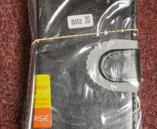 Samsung note20 black wallet Phone Case