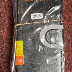 Samsung note20 black wallet Phone Case