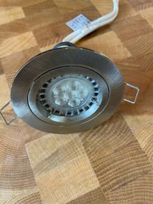 LED Ceiling Downlights 7.5w 15 units plus dimmer switch