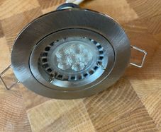 LED Ceiling Downlights 7.5w 15 units plus dimmer switch