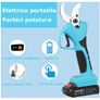 Laecabv 40 mm Professional Electric Secateurs, 21 V Battery Scissors for Garden, Electric Loppers Battery Secateurs with Brushless Motor Image 2