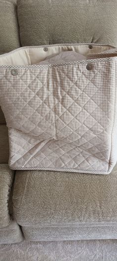 Beautiful Large Quilted Nappy/Storage Bag.