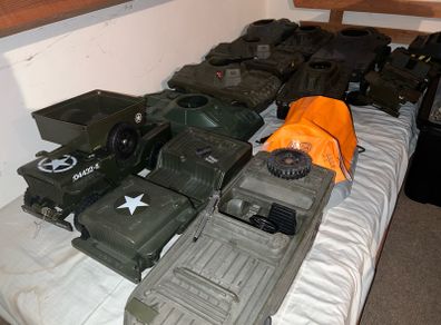 vintage action man vehicles