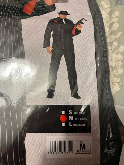halloween ganster costume