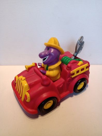 Barney the Dinosaur and Friends Wind Up Car 1994