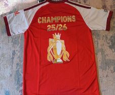 Arsenal champions jersey size L