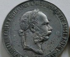 Austria War service Medal 2 december 1873