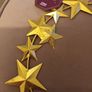 Contempory gold star christmas wreath Image 3