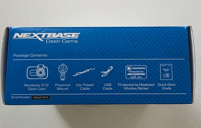 Nextbase 212 Lite Car Dash Cam