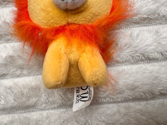 Bushy Teenie Beanie Boos Lion McDonalds 2017 approx. 8 cm. Used Please see photos