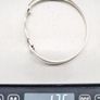 925 Vintage Sterling Silver Diamond Accent Bangle Image 8