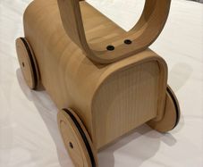 Mamatoyz Wooden Ride/Push Along Car