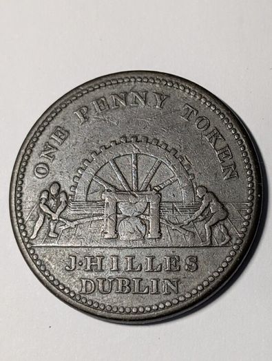 1813 Irish Token J Hilles Dublin