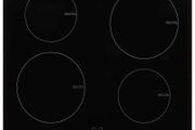Induction Hob with 4 Burners Touch Control Glass 7000 W