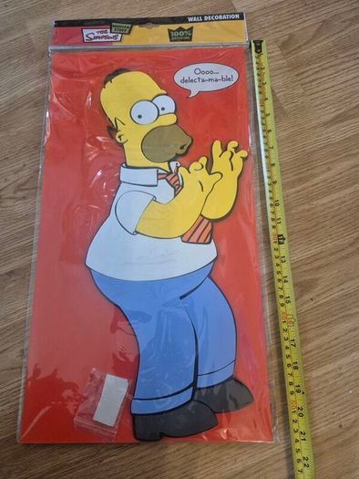 2004 homer wall decoration - the simpsons
