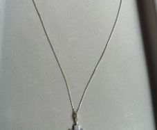 silver cross chain