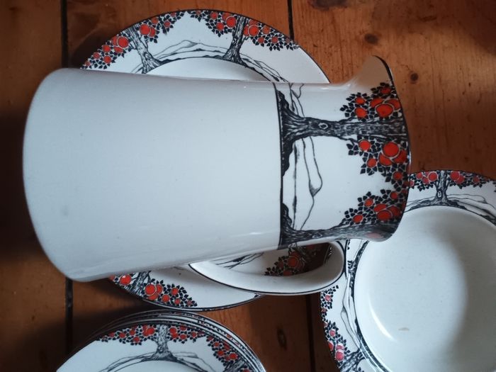 Crown Ducal Orange Tree 1920s 25 Pieces - Rare