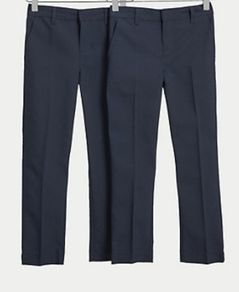 Navy school pants (2 per pack) from Marks and Spencers 15-16. New with tags