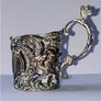 Solid Sterling Silver Spirit Cup Holder/Cert Image 8