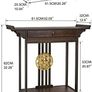Narrow Entryway Console Tables Storage 2 Tier Rustic Tall Long Desk 81.5x32x82cm Bamboo Sofa High Table Chinese Image 2