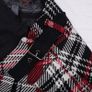 Mango Vintage Red Black White Plaid Tartan Buckle Detail Mini Skirt 12UK/40EU Image 5
