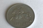 1991 Lithuania coin 2 Centai