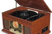Record Player Vinyl Turntable with Speakers  USB MP3 Playback/Bluetooth/FM Radio/CD And Cassette Player/Vinyl LP Records/SD Card Reader (FREE POSTAGE)