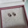 Pandora spacers charms cz sparkly clear set of two perfect condition fully hallmarked Image 8