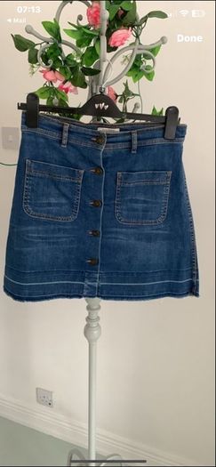denim skirt medium