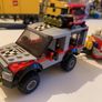 Lego Jeep And motorbike trailer set 4433 Image 2