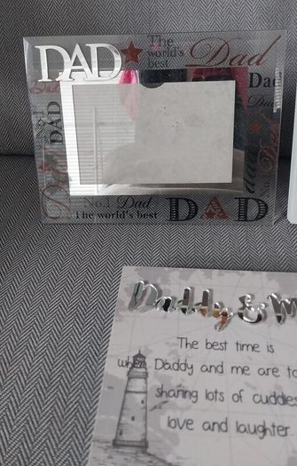 Picture frames for mummy and daddy