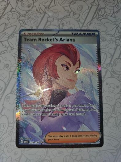 Team Rocket's Ariana 237/182 Sir Destined Rivals Pokemon Card