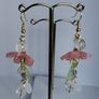 Cherry Blossom Beaded Tassel Earrings Image 9