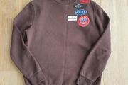 Mercier brown sweat shirt size M