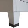 Office Cabinet with 4 Doors Steel 90x40x180cm Grey Image 2