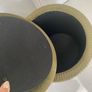 Velvet Footstool with Storage or Laundry Hamper Image 3