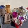 Various sizes flower pots ceramic, glass, plastic, metal Image 4