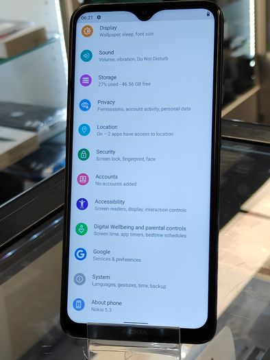 Nokia 5.3 64GB 4GB RAM Dual SIM  Unlocked Smartphone.