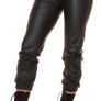 faux leather pants Jogger Style SIZE S-M Image 5