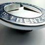 Mercedes - Benz 57mm BLUE side Flat Bonnet Badge Emblem A2048170616 Image 5