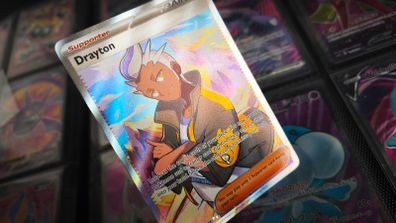 Drayton ! Ultra Rare ! from Surging Sparks Set ! 2024 ! Pokemon Card !