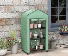 Three-Tier Mini Greenhouse - Green