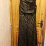 Dynasty London debs/evening gown black lace and sequin free postage Image 10