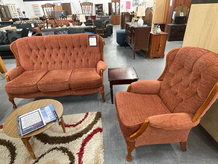 3 Seater Sofa + Matching Chair