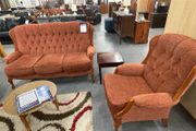 3 Seater Sofa + Matching Chair