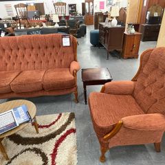 3 Seater Sofa + Matching Chair