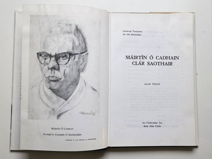 Clar Saothair - Mairtin O Cadhain - Irish Language Book