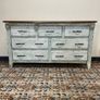 FLASH SALE ! Was 595 Now 495 ! Painted & Distressed Solid Wood Vintage Commode Image 2